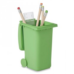 Pot à stylos conteneur poubelle personnalisé