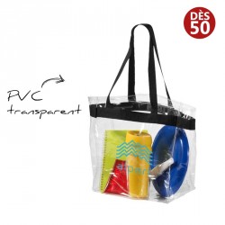 Sac Crystal en PVC transparent publicitaire