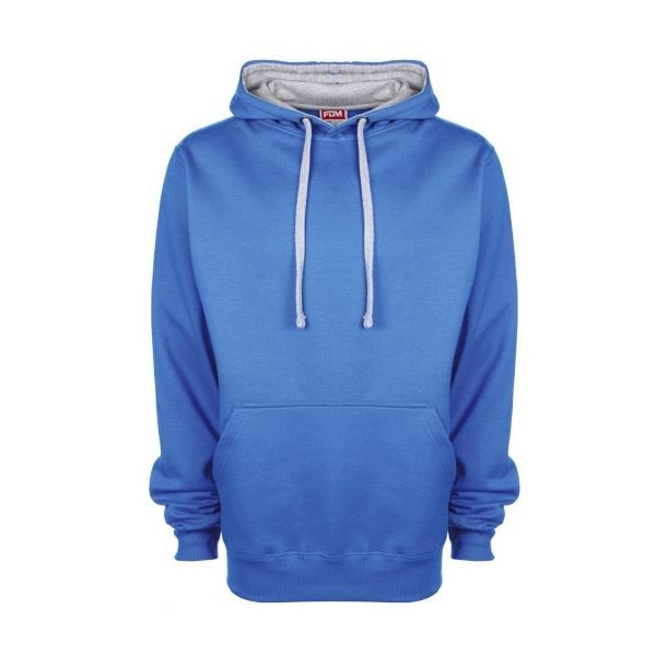 Sweat-shirt  bicolore à capuche personnalisé