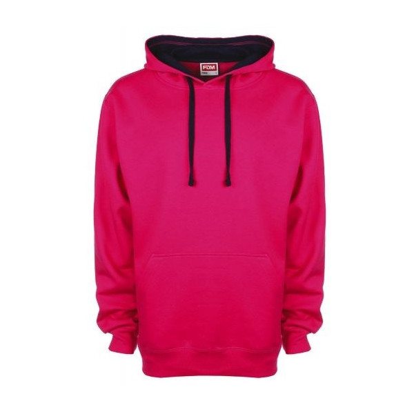 Sweat-shirt  bicolore à capuche personnalisé