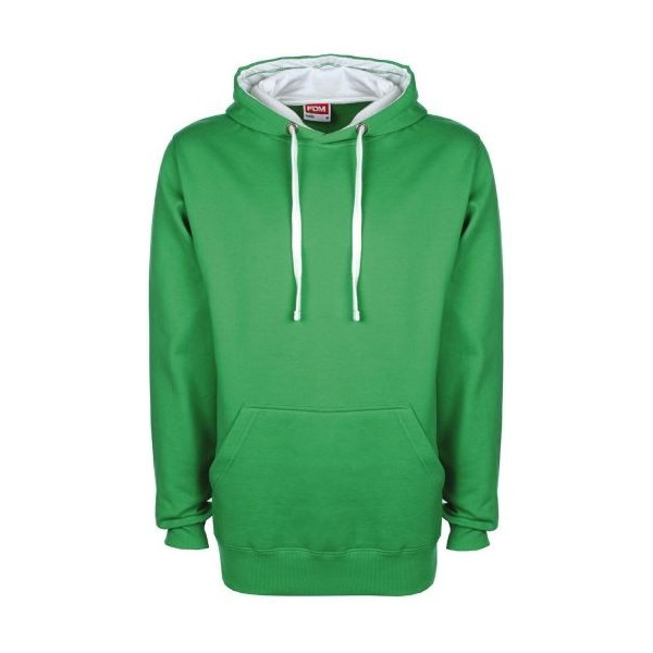 Sweat-shirt  bicolore à capuche personnalisé