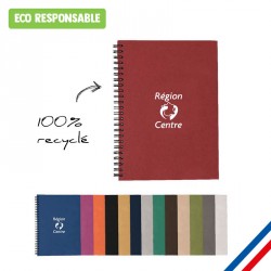 Carnet A5 à spirales - 100% recyclé