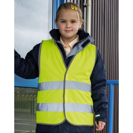 Gilet haute personnalisé visibilité enfant