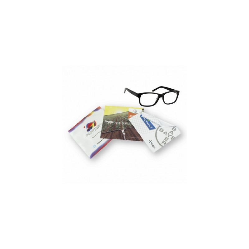 Lingette Microfibre Lunettes personnalisée avec Texte & Photo