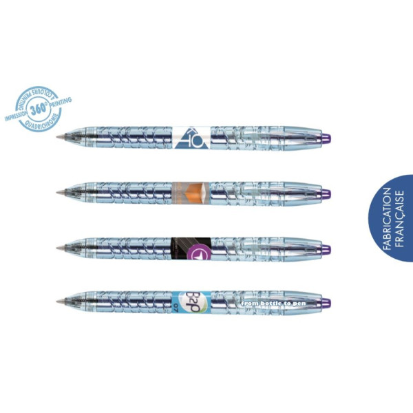 Stylo publicitaire Pilot B2P GEL bouteille recyclée - Made in France