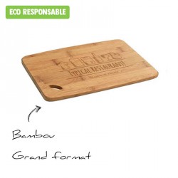 Planche à découper en bambou personnalisée - grand format