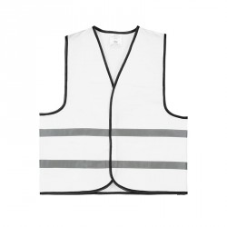 Gilet de sécurité Blanc personnalisé