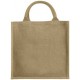 Grand sac bicolore publicitaire en toile de jute