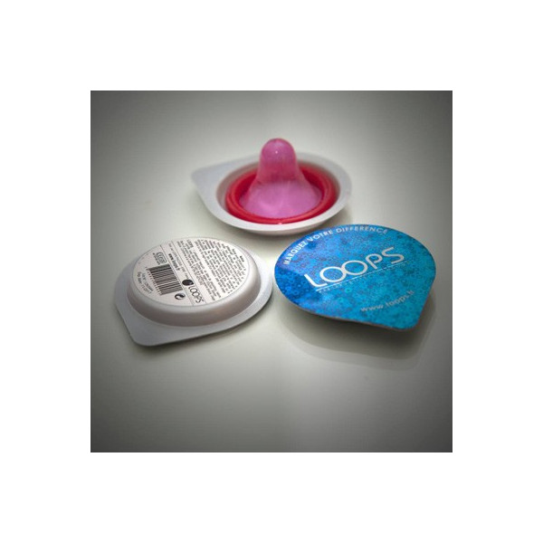 Préservatifs capsules "Loops" personnalisée