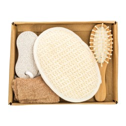 Set de bain en bois personnalisé