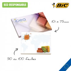 BIC® 101 mm x 75 mm Adhesive Notepads Ecolutions®