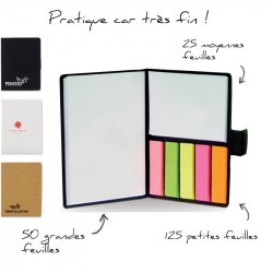 Carnet Eco avec papier repositionnable