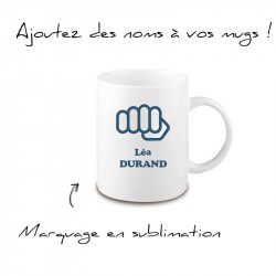 Mug personnalisé nominatif