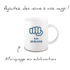 Mug personnalisé nominatif