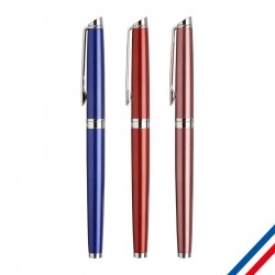 Stylo personnalisé Waterman - Bille Hémisphère Acier Satiné CT