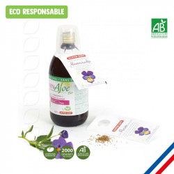 Collerette de bouteille publicitaire de graines à planter