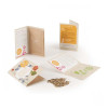 Carte personnalisée avec sachet de graines