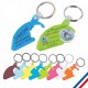 Porte-clés plastique 2 en 1 personnalisé