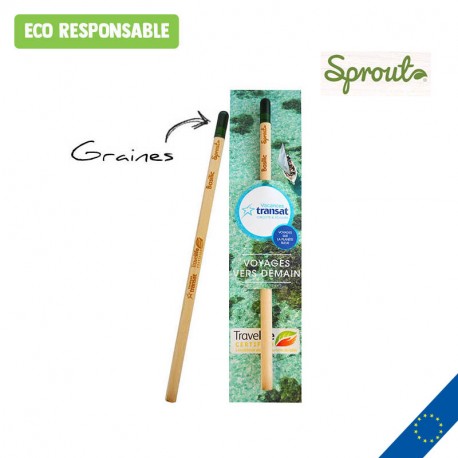 Crayon Sprout™ personnalisé - Etui sur mesure