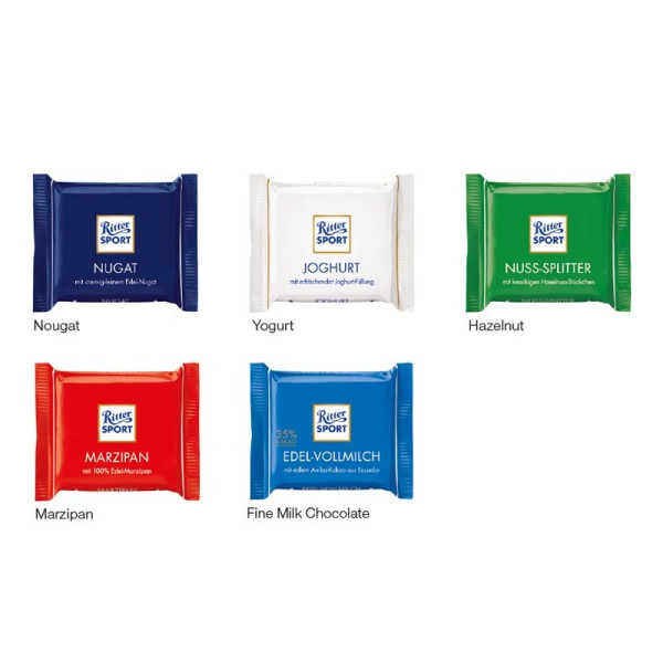 Carré chocolat personnalisé RITTER SPORT