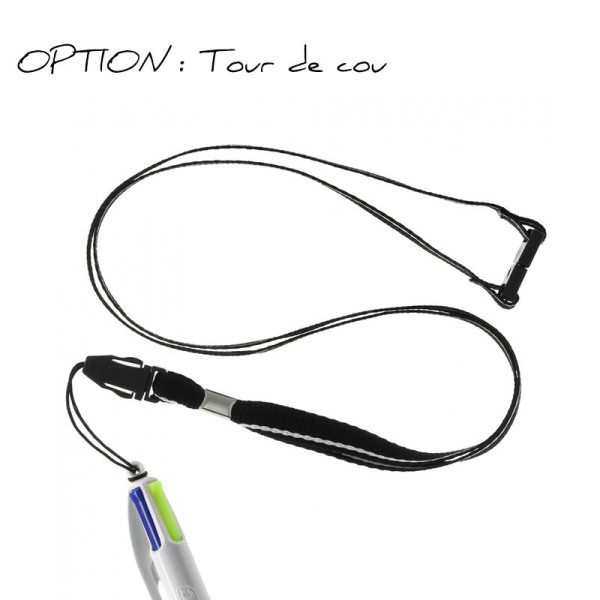 Stylo BIC® 4 Couleurs Fluo Bille