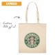 Sac tote bag publicitaire coton anses longues. Sac publiciitaire livrable en express cadoa