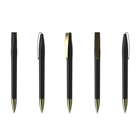 Stylo à bille personnalisé avec attributs dorés