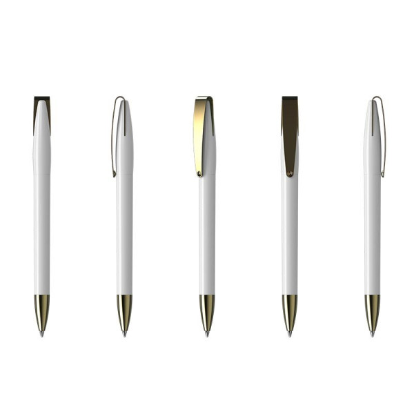 Stylo à bille personnalisé avec attributs dorés