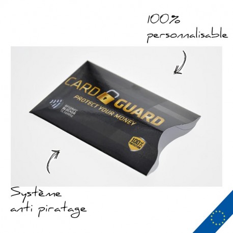 Porte-carte bancaire anti-rfid personnalisable Cardguard