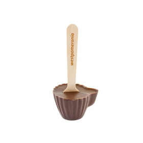 Cuillère de chocolat publicitaire