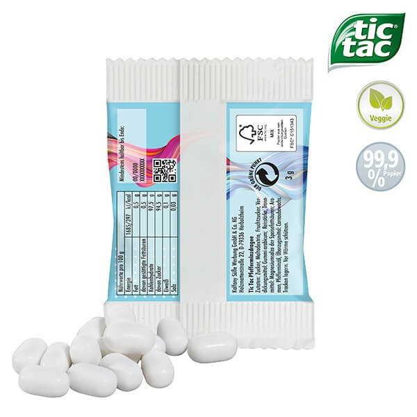 Sachet de bonbon publicitaire éco-responsable TIC-TAC FERRERO