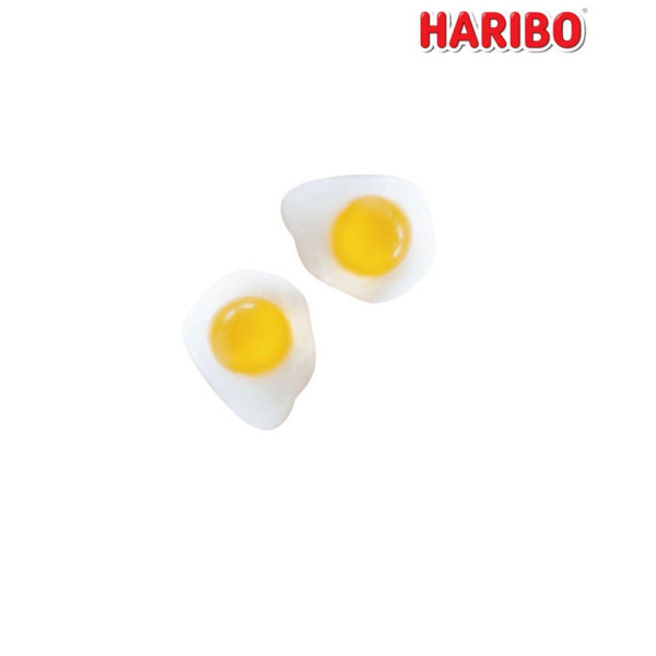 Bonbons OEUF AU PLAT HARIBO publicitaires