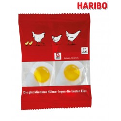 Bonbons OEUF AU PLAT HARIBO publicitaires