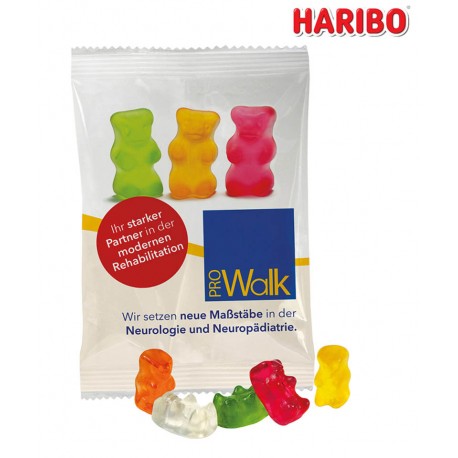 Sachets de bonbons MINI OURSONS HARIBO personnalisés avec votre logo