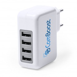 Chargeur USB 4 ports personnalisable "LEMAX"