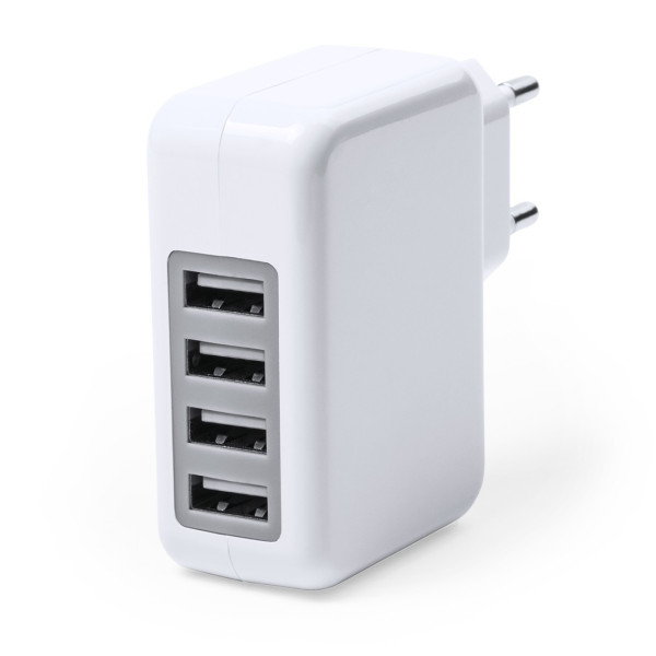 Chargeur USB 4 ports personnalisable "LEMAX"
