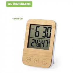 Mini station météo bambou personnalisable "TAO"