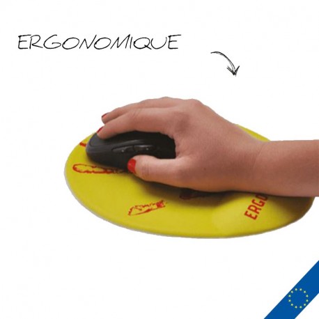 Tapis de souris ergonomique personnalisé