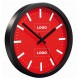 Horloge murale publicitaire "MIAMI" avec 13 couleurs