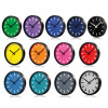 Horloge murale publicitaire "MIAMI" avec 13 couleurs