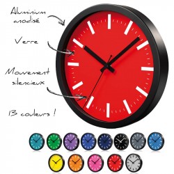 Horloge murale publicitaire "MIAMI" 13 couleurs