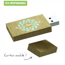 Clé USB personnalisée carton ondulé  "BOX"