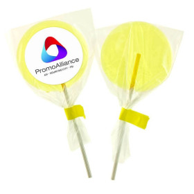 Sucette personnalisée plate et ronde grand diamètre 80mm sur CADEAUWEB  