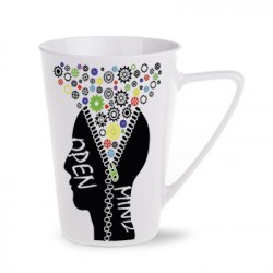 Mug publicitaire en porcelaine "TAMPA" design moderne