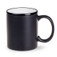 Mug publicitaire noir mat extérieur et couleur brillante intérieure