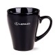 Mug personnalisable noir intégral avec marquage logo "SOBER" sur cadeauweb