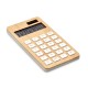 Calculatrice personnalisée bambou "WOODY" 12 chiffres avec logo sur Cadeauweb