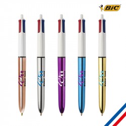 Stylo BIC® 4 Couleurs Shine