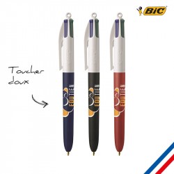 Stylo BIC 4 Couleurs personnalisé "Doux"