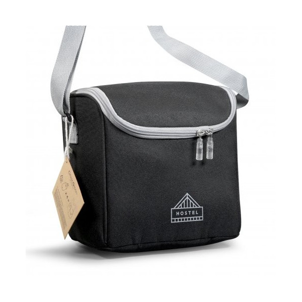 Sac lunch isotherme personnalisé écoresponsable avec couverts bambou